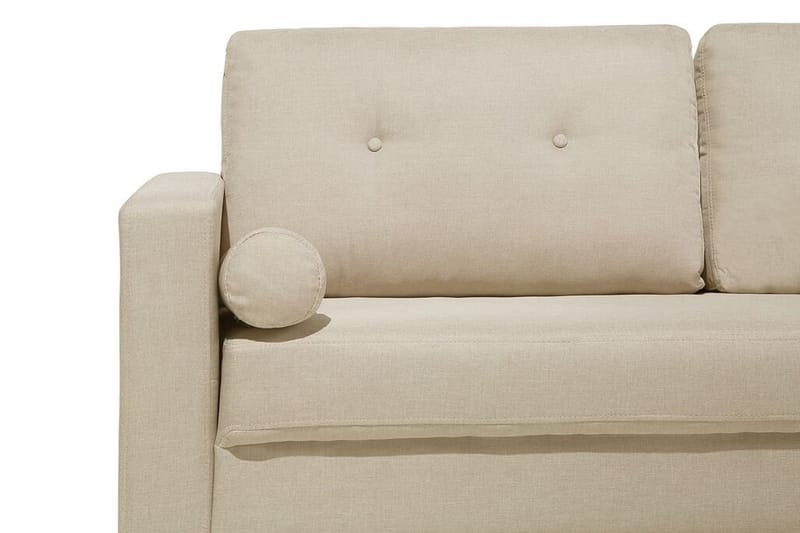 Kalmar Sofa 3 sæder - Beige - 2 personers sofa