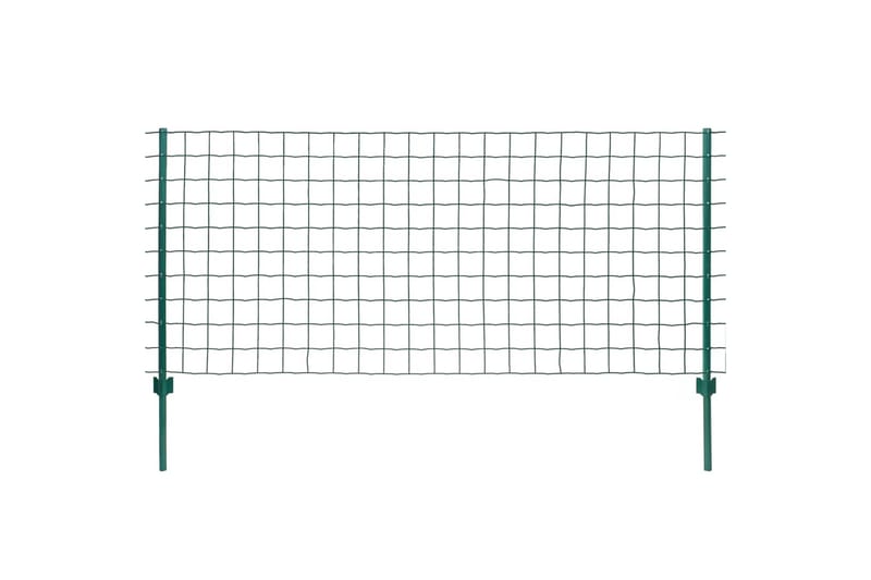 eurohegn 20 x 1,5 m stål grøn - Grøn - Hus & renovering - Indsynsbeskyttelse & indhegning - Hegn