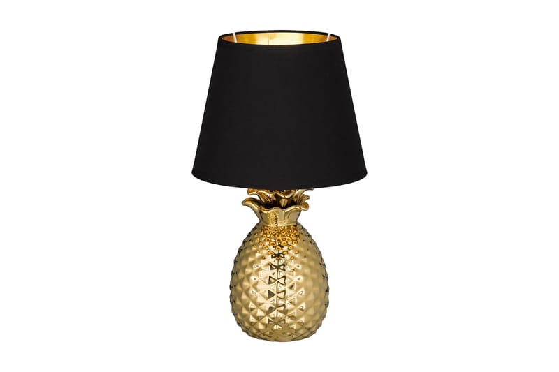 Trio Lighting Pineapple Bordlampe 35 cm - Vindueslampe på fod - Soveværelse lampe - Sengelampe bord - Vindueslampe - Bordlampe - Stuelampe