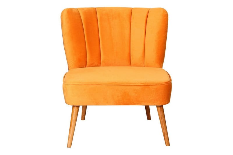 Ullsperger Lænestol med Armlæn - Orange - Lænestole