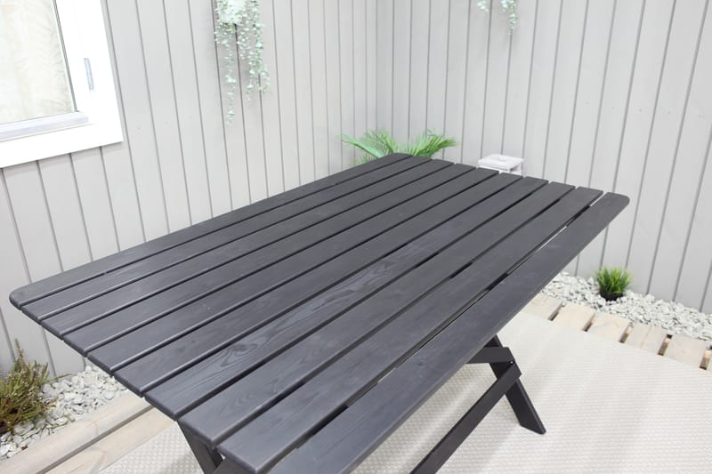Larios Spisebord 126 cm - Mørkebrun - Spisebord & havebord