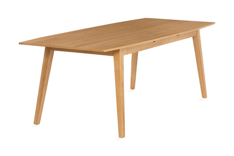 Beagan Udvideligt Spisebord 180-280 cm Massivt Eg - Brun - Spisebord og køkkenbord