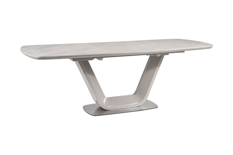 Ventera Udvideligt Spisebord 160 cm - Keramik/Grå - Spisebord og køkkenbord