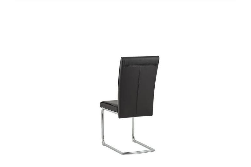 Rovard Spisebordsstol 2stk - Kunstlæder/Sort - Spisebordsstole & køkkenstole