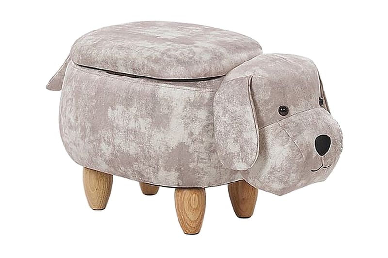 Doggy Ottoman med Opbevaring - Beige - Siddemøbler med opbevaring - Ottoman