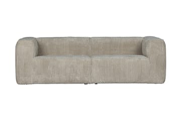 Bean 3,5-personers sofa hefty ribcord naturlig
