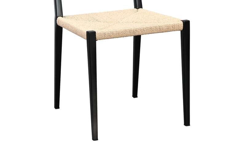 Milakh Spisebordsstol - Sort/Natur - Spisebordsstole & køkkenstole