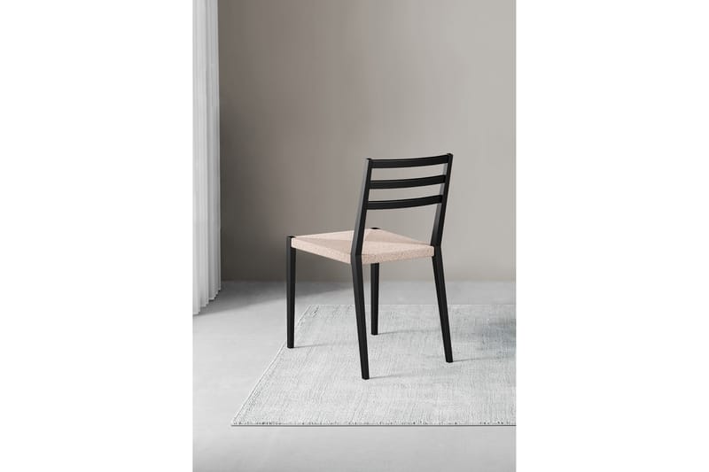 Milakh Spisebordsstol - Sort/Natur - Spisebordsstole & køkkenstole