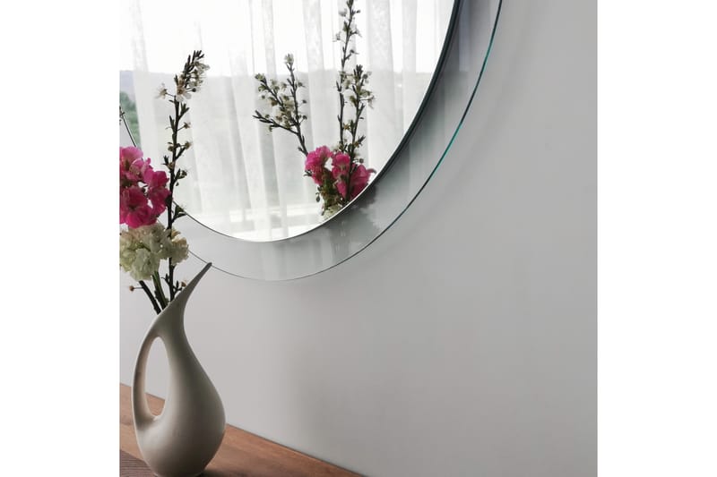 Lepinas Vægspejl Rundt 65 cm - Hærdet glas - Vægspejl - Entréspejl