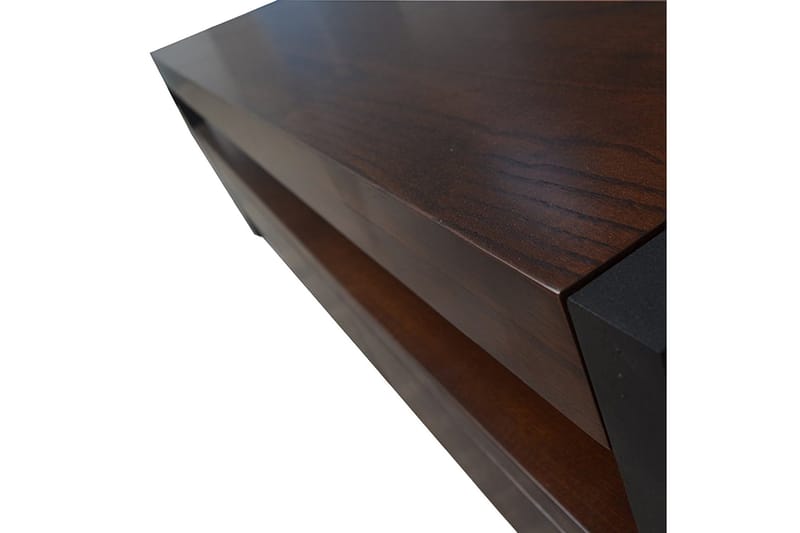 Horgen TV-bord 160 cm - Mørkebrun/Sort - TV-borde