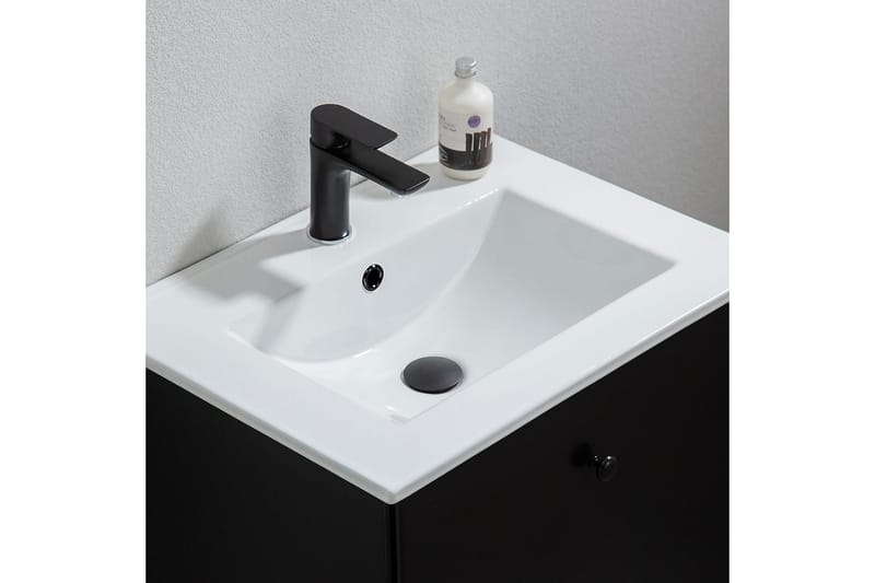 Bathlife Fröjd Underskab 620 mm - Mat Sort - Underskab badeværelse