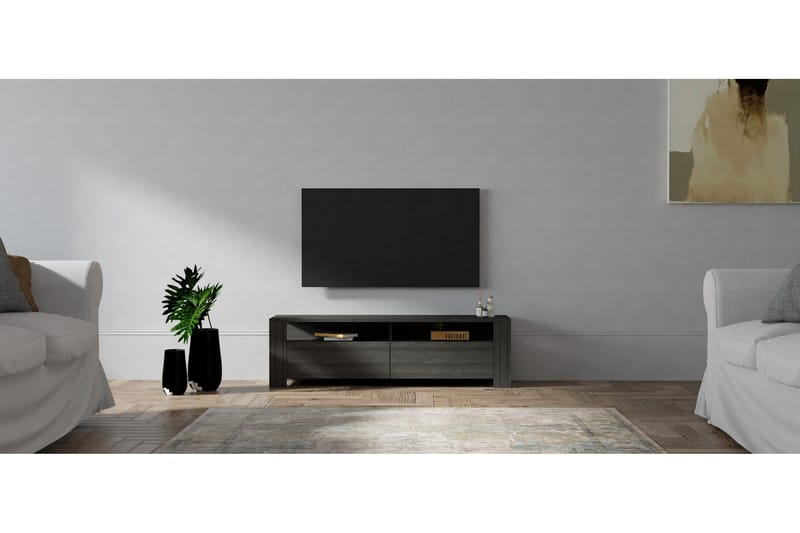 Tylar TV-bord 140 cm - Antracit - TV-borde