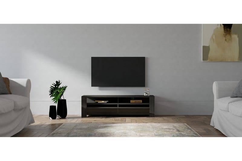 Tylar TV-bord 140 cm - Antracit - TV-borde