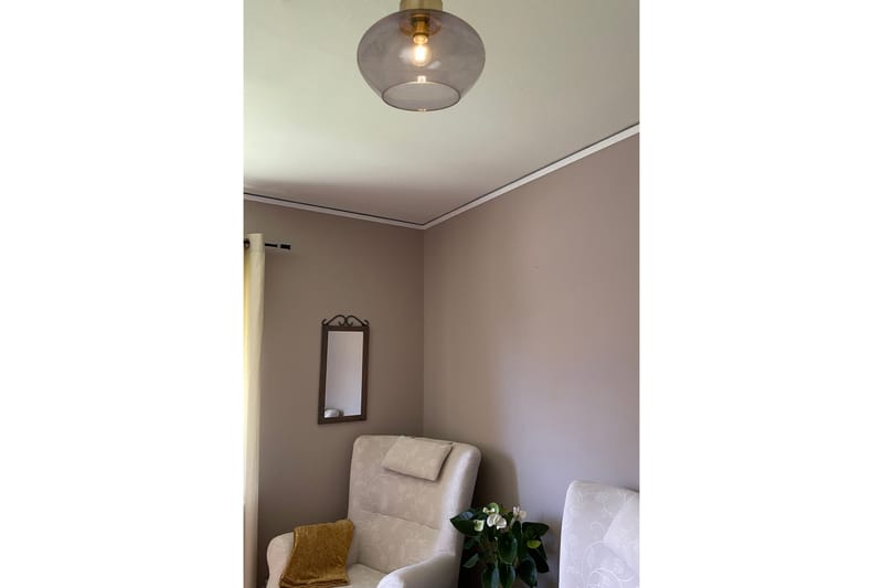 Bell Plafond Stor Messing/Røgfarvet - Aneta - Plafond - Stuelampe - Soveværelse lampe