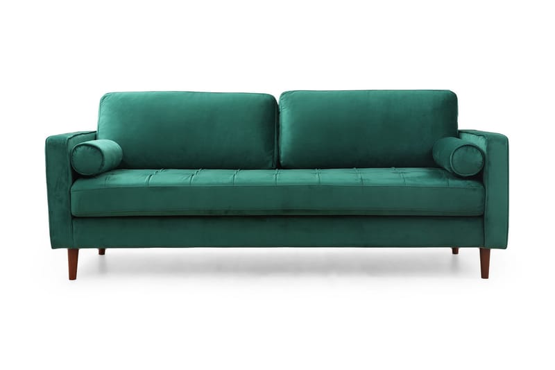 Mirrilnesh Sofa 3-Pers. - Grøn - 3 personers sofa