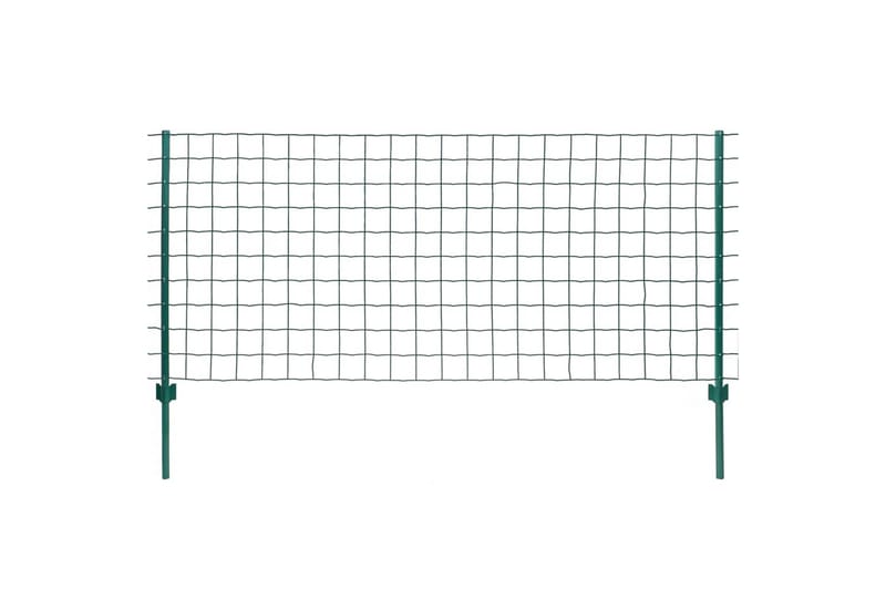 eurohegn 20 x 1,5 m stål grøn - Grøn - Hus & renovering - Indsynsbeskyttelse & indhegning - Hegn