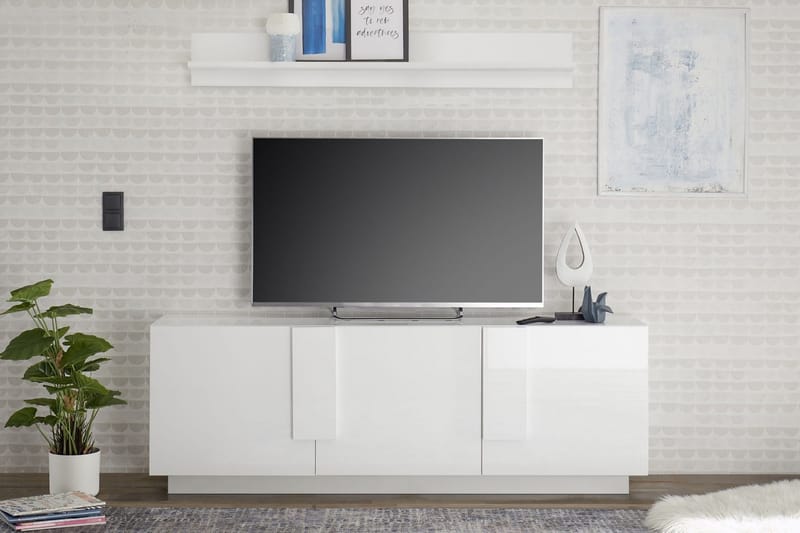 Helmund TV-Bord 182 cm - Hvid - TV-borde