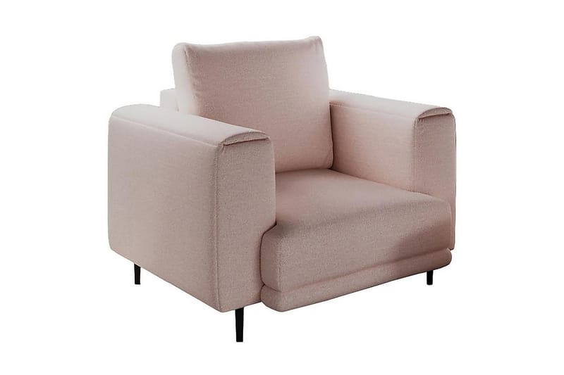 Hopland Lænestol - Lys lyserød - Lænestole