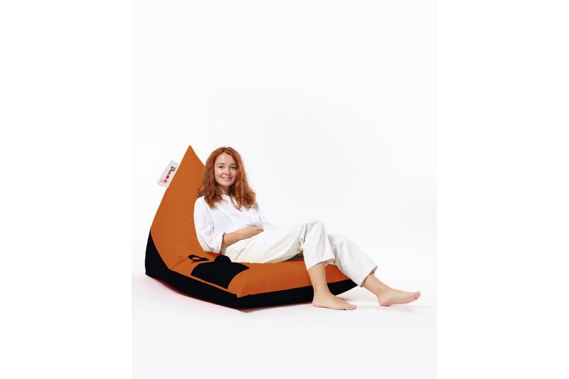 Toya Sækkestol Udendørs 90 cm - Orange - Havemøbler - Havestole - Sækkestole udendørs