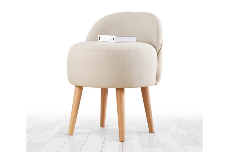 Philippi Siddepuf 42 cm - Beige - Møbler - Stole & lænestole - Taburet & skammel - Ottoman