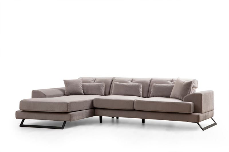 Jaraad Chaiselongsofa 3-personers - Grå - Møbler - Sofaer - Sofa med chaiselong