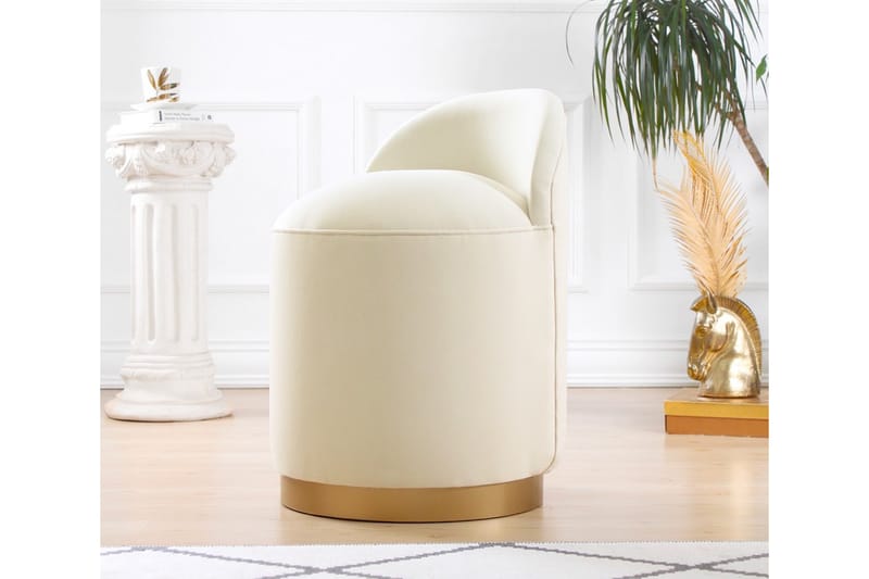 Murwillumbah Siddepuf 45 cm - Beige - Møbler - Stole & lænestole - Taburet & skammel - Ottoman