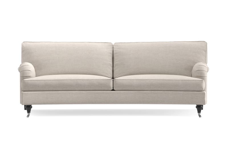 Howard Classic 3-personers Svunget Stofsofa - Beige - Møbler - Sofaer - Howard sofa