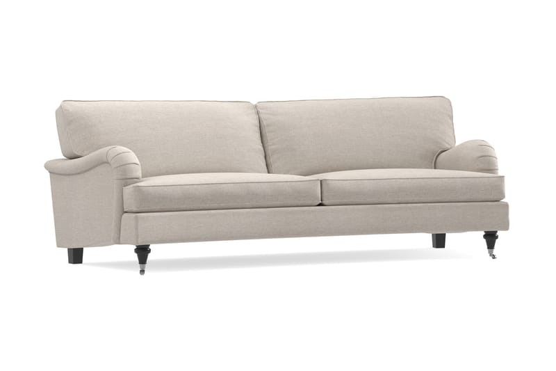 Howard Classic 3-personers Svunget Stofsofa - Beige - Møbler - Sofaer - Howard sofa