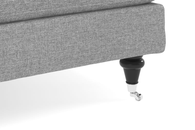 Howard Classic 3-personers Svunget Stofsofa - Grå - Møbler - Sofaer - Howard sofa