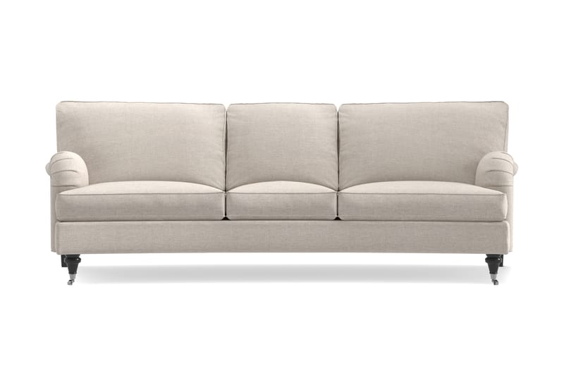 Howard Classic 3-personers Svunget Stofsofa - Beige - Møbler - Sofaer - Howard sofa