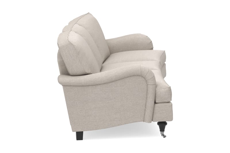 Howard Classic 3-personers Svunget Stofsofa - Beige - Møbler - Sofaer - Howard sofa