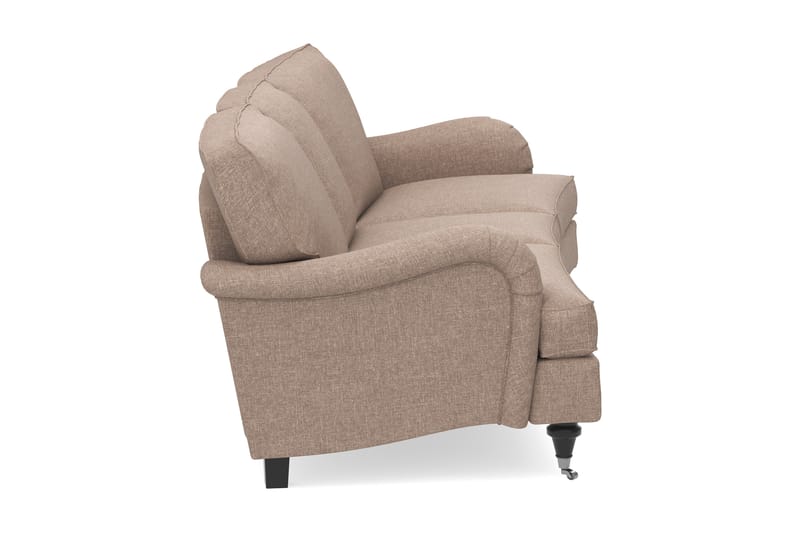 Howard Classic 3-personers Svunget Stofsofa - Mørkebege - Møbler - Sofaer - Howard sofa