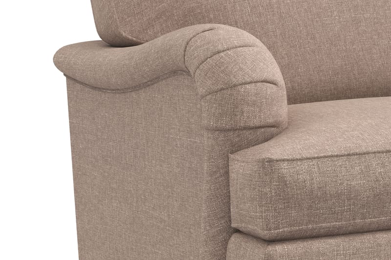 Howard Classic 3-personers Svunget Stofsofa - Mørkebege - Møbler - Sofaer - Howard sofa