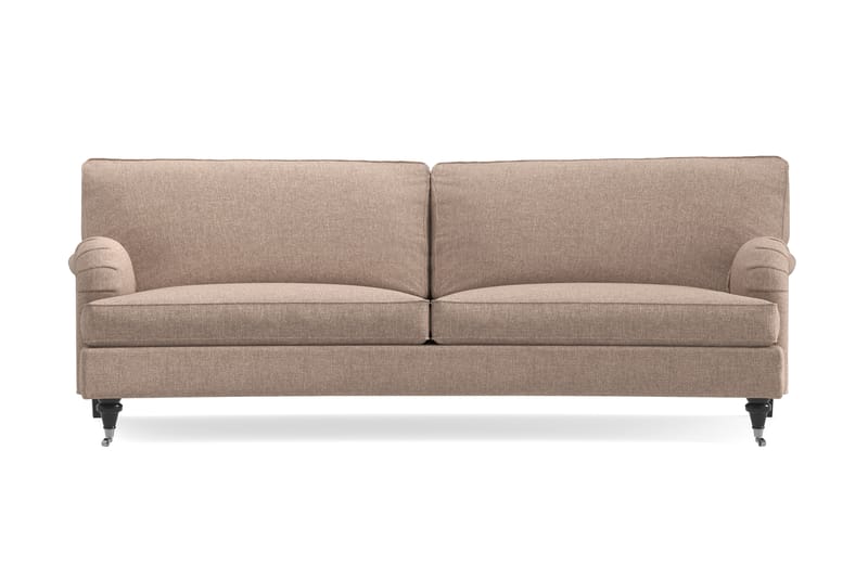 Howard Classic 3-personers Svunget Stofsofa - Mørkebege - Møbler - Sofaer - Howard sofa