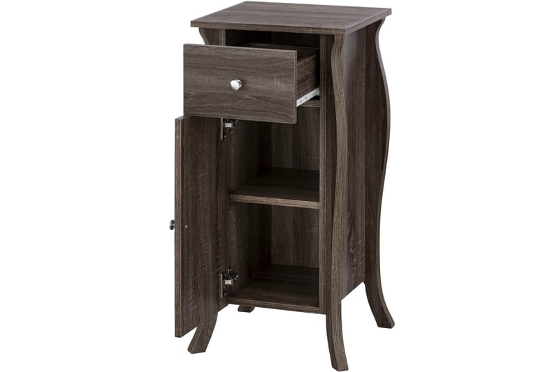 Talkon Sidebord 38 cm - Mørkebrun - Møbler - Borde - Aflastningsbord - Lampebord