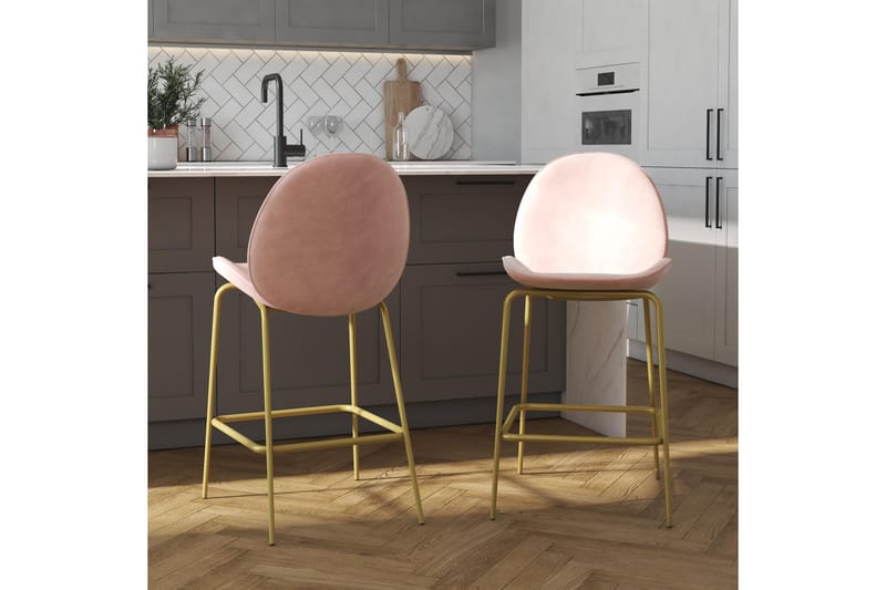 Astor Barstol Rosa - CosmoLiving - Møbler - Stole & lænestole - Barstole