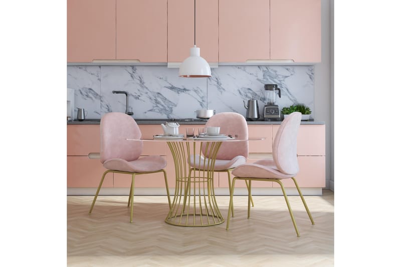 Astor Spisebordsstol Rosa - CosmoLiving - Møbler - Stole & lænestole - Spisebordsstole & køkkenstole