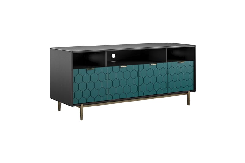 Olivia Tv-bord 151,4x51 cm Sort - CosmoLiving - Møbler - TV borde & mediemøbler - TV-borde