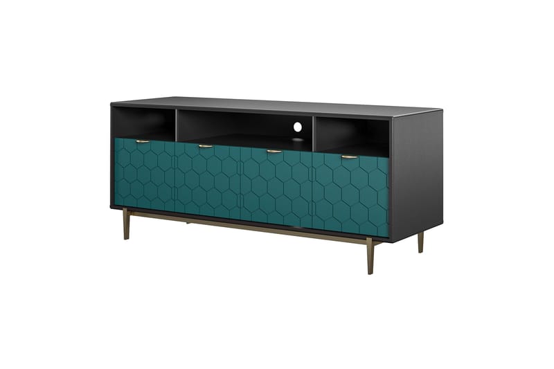 Olivia Tv-bord 151,4x51 cm Sort - CosmoLiving - Møbler - TV borde & mediemøbler - TV-borde