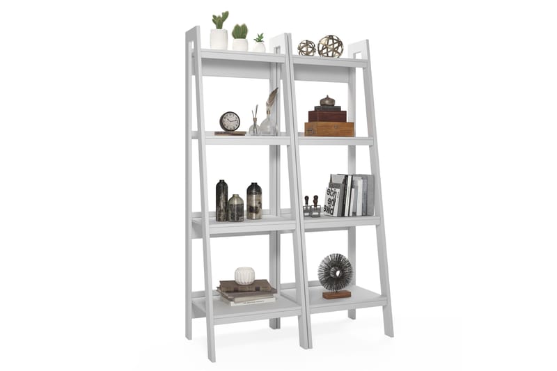 Lawrence Bogreol 52,2x47 cm Hvid - Dorel Home - Opbevaring - Hylder & Reoler - Bogreol