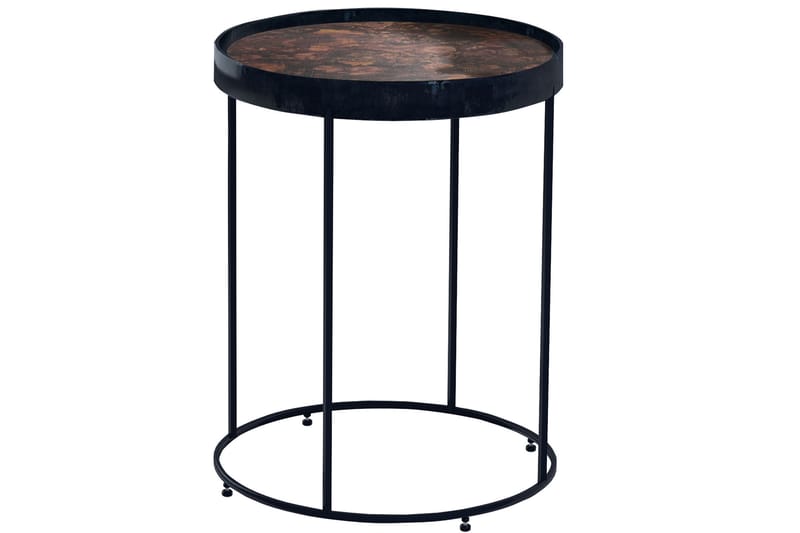 Kengaie Bakbord 36x36 cm - Mørkebrun - Møbler - Borde - Aflastningsbord - Bakkebord & små borde