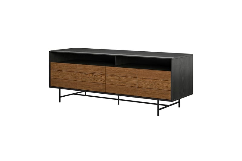 Reznor Tv-bord 157,5x49,5 cm Sort/Brun - Dorel Home - Møbler - TV borde & mediemøbler - TV-borde