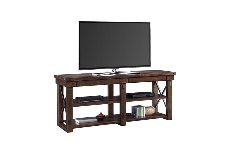 Wildwood Tv-bord 160x48 cm Mørkebrun - Dorel Home - Møbler - TV borde & mediemøbler - TV-borde