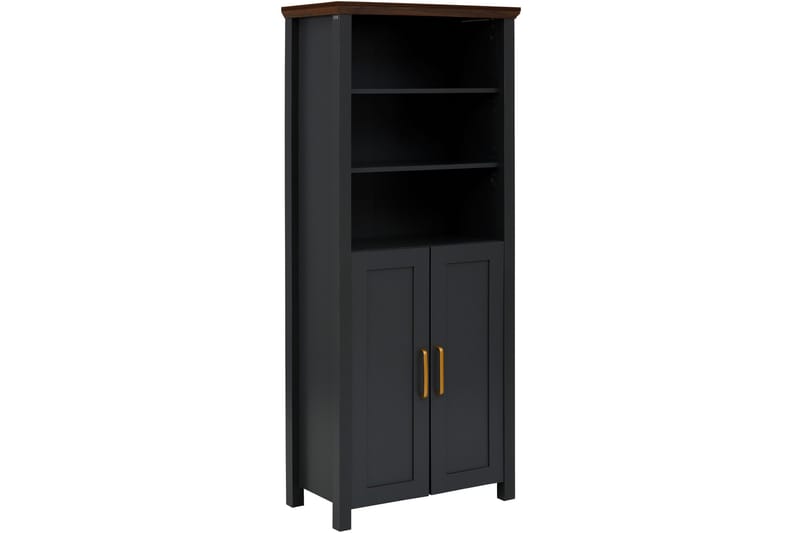 Juntolah Bogreol 75x39 cm - Sort - Opbevaring - Hylder & Reoler - Bogreol