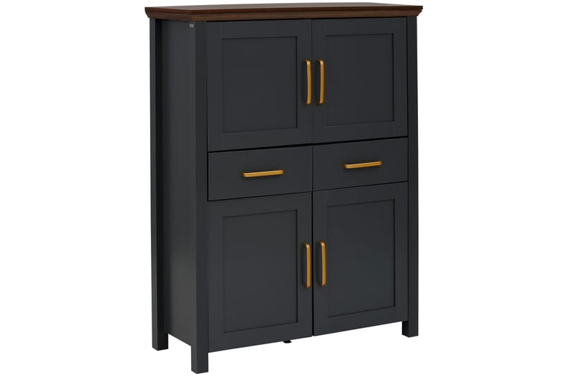 Juntolah Highboard - Sort - Opbevaring - Skab - Skabe
