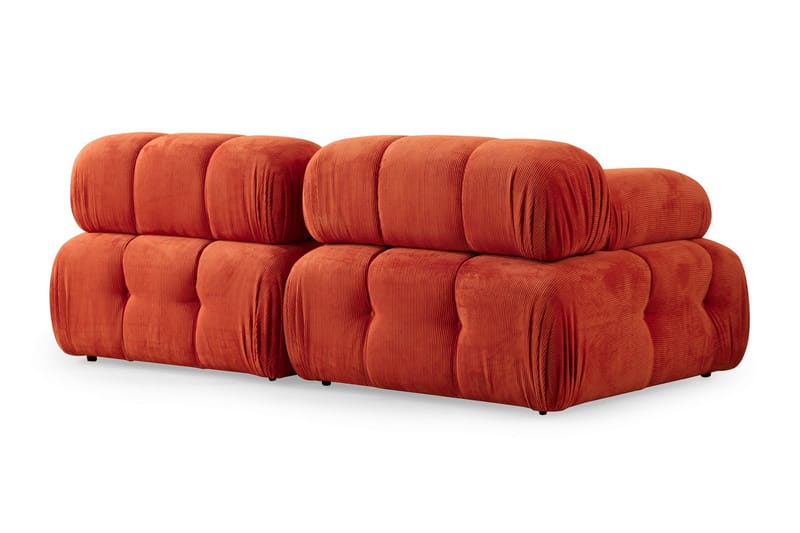 Reverto Modulsofa 2-personers - Rød Manchester - Møbler - Sofaer - Modulsofaer - Komplet modulsofa