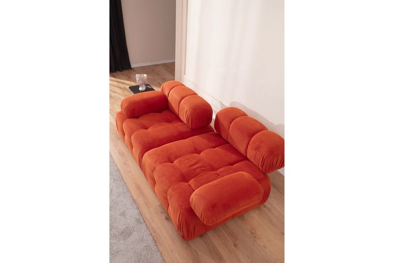 Reverto Modulsofa 2-personers - Rød Manchester - Møbler - Sofaer - Modulsofaer - Komplet modulsofa