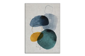 Noore Wilton-tæppe 120x180 cm Rektangulær - Flerfarvet - Tekstiler - Tæpper - Moderne tæppe - Wiltontæpper