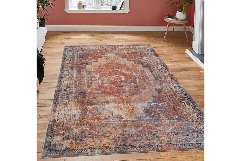 Niwas Wilton-tæppe 160x230 cm Rektangulær - Flerfarvet - Tekstiler - Tæpper - Moderne tæppe - Wiltontæpper