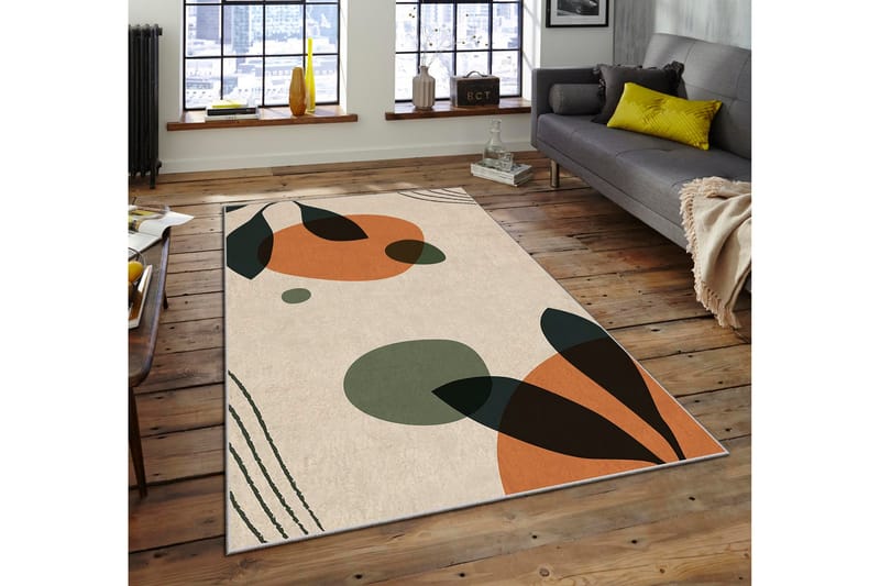 Nunki Wilton-tæppe 160x230 cm Rektangulært - Flerfarvet - Tekstiler - Tæpper - Moderne tæppe - Wiltontæpper